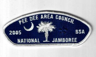 Pee Dee Area Council 2005 National Jamboree Flap Wht Bdr [zig587]