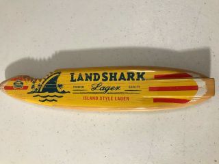 Landshark Land Shark Lager Beer Tap Handle Island Style Surfboard Margaritaville