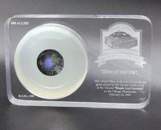 Vintage 1999 MAPLE LEAF GARDENS ‘Slice Of The Ice’ Collectible /2500 Maple Leafs 2