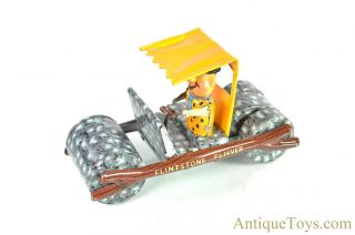 Marx Ca.  1960’s Fred “flintstone Flivver” Tin Lithographed Friction Car