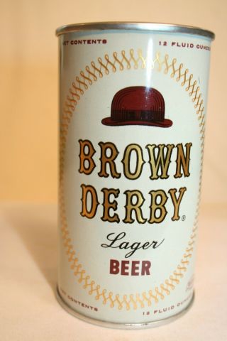 Brown Derby Lager Beer 12 Oz.  1950 