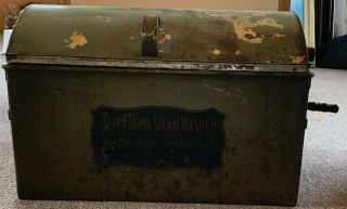 Vintage Copper Happy Home Steam Washer 1900 1920 Metal Washing Machine (pch)