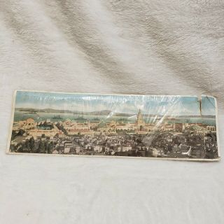 Edward Mitchell Postcard Panoramic San Francisco Panama Pacific 1915 Vintage Vtg