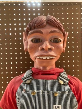 Professional Ventriloquist Dummy Hand - Carved Wooden Doll