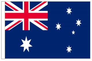Australia Sleeved Courtesy Flag Ideal For Boats 45cm X 30cm