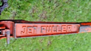 VINTAGE JET PULLER CHAIN HOIST 3/4 TON RATING FINE LEVER ACTION WITH CHAIN 3