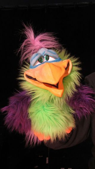 Professional Latex Puppet Ventriloquist Vern The Bird Axtell Expressions