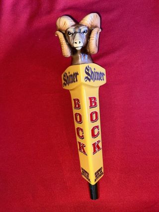 Shiner Bock Ram Head Tap Handle