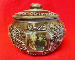 Hopalong Cassidy Cookie Corral/jar By Peter Pan Productions 1950 