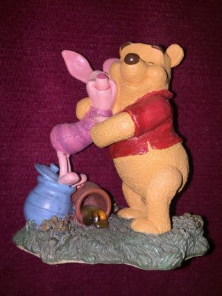 3 ½” Figure Simply Pooh Series Pooh Bear And Piglet Hugs Are Better Than Honey