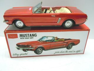 Bandai Tin Battery Op Multi - Action 1964 Mustang Convertible.  A, .