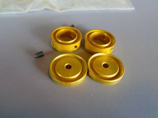 Vintage Race Prep Ayk Gold Aluminum Rc10 Rc Buggy Shock Collars Coil Over 1980s