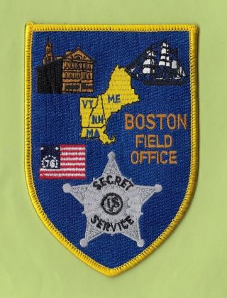 C8 Usss Boston Field Office Unit Federal Police Patch Agent White House Agent