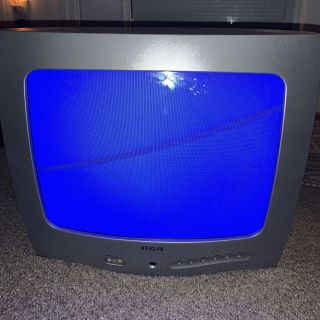 Vintage 2001 Rca 13 " Color Retro Gaming Television Crt Tv - E13320 -