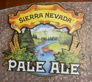 Sierra Nevada Pale Ale Beer Sign Wood Great Design