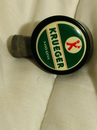 Vintage Krueger Beer - Ale - Brewing Co Ball Tap Knob / Handle Newark Nj