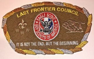 Eagle Scout Last Frontier Council Fa - 43 Felt 2016 Council Strip Patch (csp)