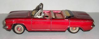 Vintage Yonezawa Toys Japan Corvair Friction Car - Tin Metal
