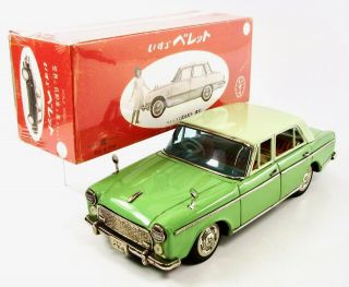 1965 Isuzu Bellel Japanese Tin 4 - Door 10” (25.  4 Cm) Sedan By Bandai Nr