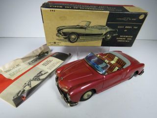 Vintage Bandai Japan Vw Karmann Ghia Convertible Automobiles Of The World Series