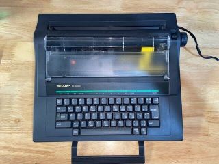Vintage Sharp Pa - 3000s Electronic Electric Portable Typewriter Needs Ribbon