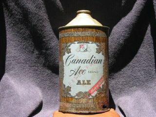 Canadian Ace Ale Canadian Ace Brg Co Chicago Il One Quart Cone Top