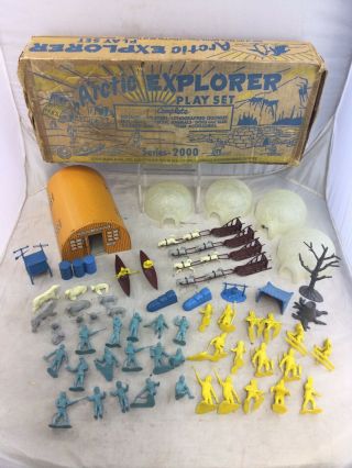 Vintage Marx Arctic Explorer Playset No.  3702 Series 2000
