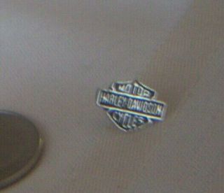 Harley - Davidson Sterling Silver 925 Bar & Shield Stud Earring Replacement Stud
