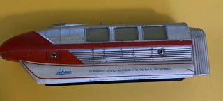 Schuco Disneyland Monorail Alweg Powered Unit Silver Engine U.  S Shipped