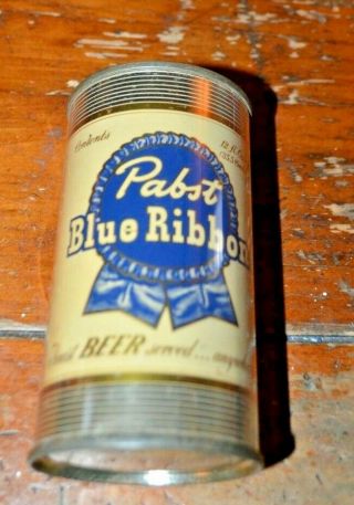 Pabst Blue Ribbon 2 Panel Flat Top Beer Can Pabst Vanity Lid