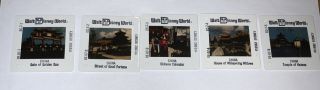 Walt Disney Vintage 1982 World 35mm Slides 5 X China