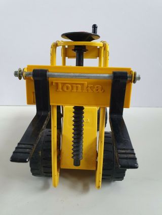 Vintage Mighty Tonka Forklift Truck Toy Fork Lift Metal 1970’s Toy XR - 101 Model 2