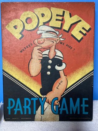 1937 Popeye Party Game “where 