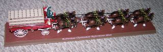 Ertl Budweiser Clydesdale Eight - Horse Hitch Mechanical Bank W/Cover Box Etc 3