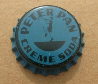 Peter Pan Cream Soda Cork Era Bottle Cap Huntington Park California Ca Cailf