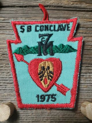 Monaken 103,  Camp 7 Mountains,  1975 Area 5b Conclave Participant Dangle