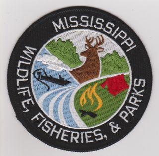 Mississippi Wildlife Fisheries & Parks Biologists Game Warden Police Patch