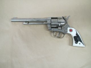 Vintage Large 12 " Cap Gun Pistol Hubley Cowboy 1950 