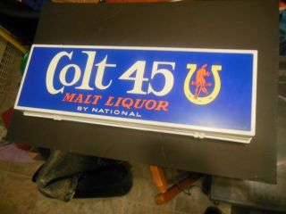 Colt 45 Malt Liquor Lighted Beer Sign Vintage