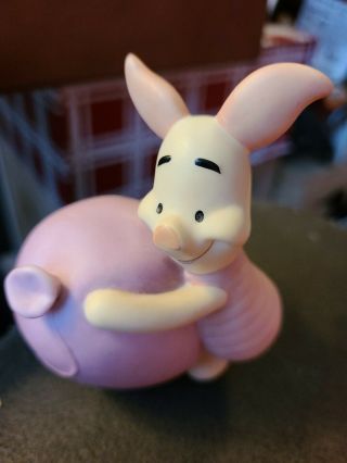 Disney Piglet Holding A Balloon From Winnie The Pooh Ceramic Bisque Figure