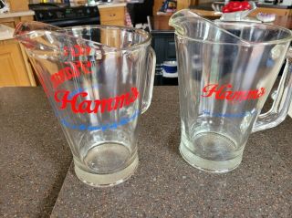 Two Hamm ' s beer pitchers - 2