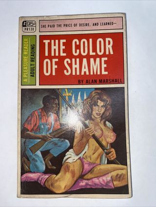 The Color Of Shame,  By Alan Marshall,  Pr 130,  Vg,  Rare,  Adult Vintage