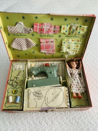 Hasbro 1940s Little Miss Seamstress Necchi Toy Sewing Machine Vintage