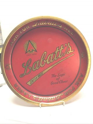 Canadian Labatts Ale Ask For Labatts Beer Tray