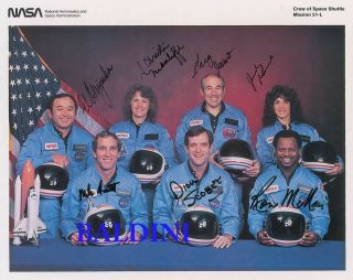 Challenger 51 - L Signed 10x8 Photo,  Great Space Still Image,  Looks Great Framed