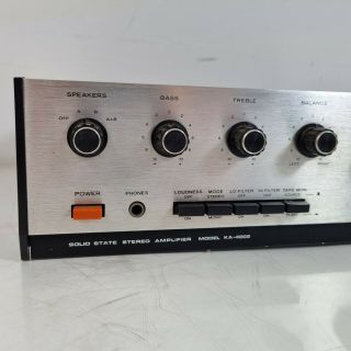 Vintage Trio (Kenwood) KA - 4002 Solid State Stereo Integrated Audio Amplifier 2