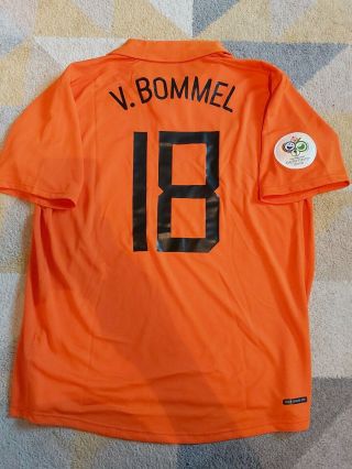 Holland Van Bommel Home Football Shirt World Cup Large Men Vintage 2006 Milan