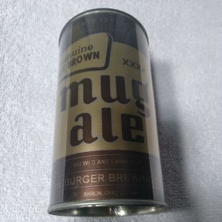 Unique Mock (nut Brown) Mug Ale Beer Can,  Cans Burger Brew,  Akron,  Oh