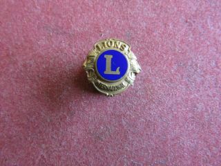 Vintage Lions Club International Lapel Pin