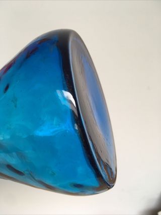 Turquoise Empoli Genie Bottle - large,  57 cm,  22.  5 